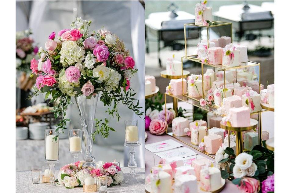 Mini Cakes + Sugar Flowers