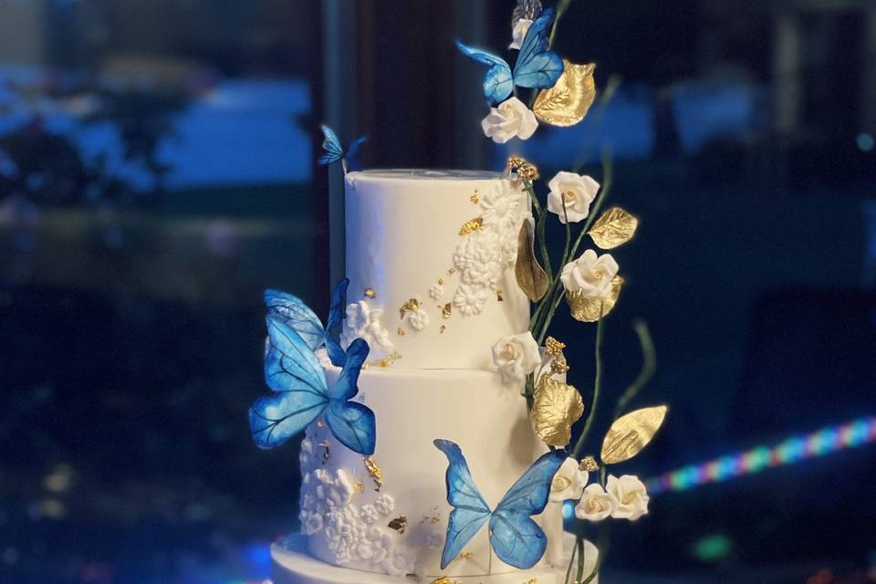 Butterflies + Sugar Flowers