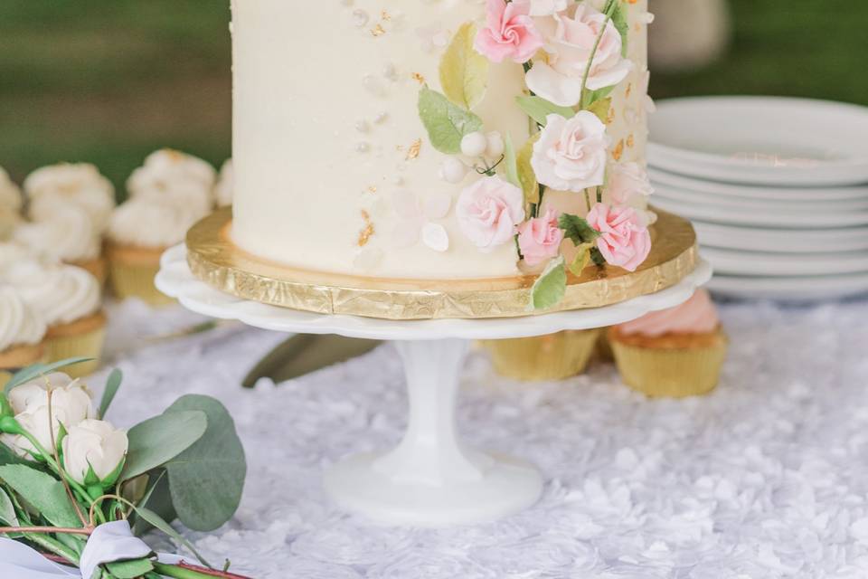 Rose Tree + Sugar Flowers