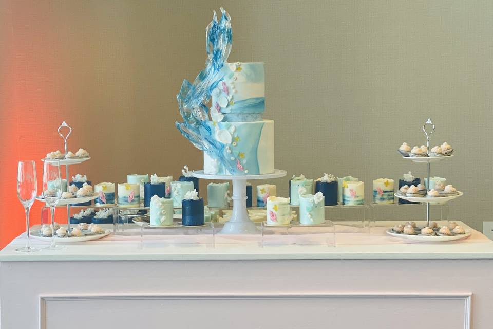 Ocean Swept Sweets Table