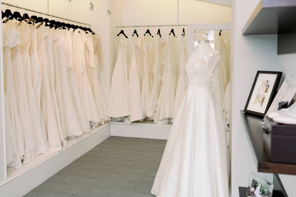 Lela Rose and Vera Wang gowns!