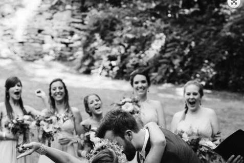 Couple kissing
