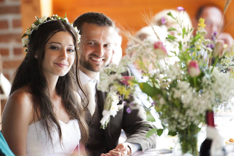 Happy bride & groom