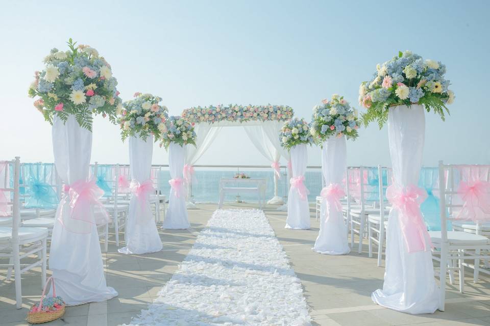 Lovely wedding setup