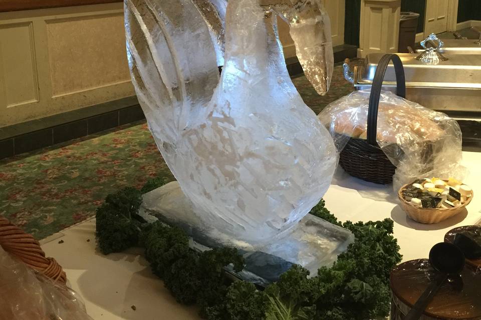 Swan sculpture