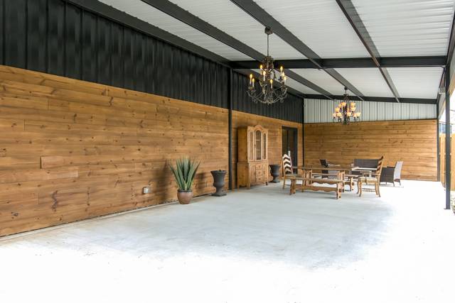 Porch area for outside events
