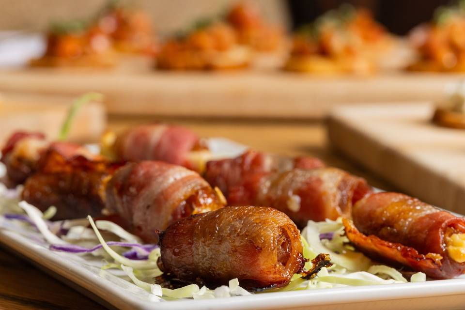 Bacon-wrapped Dates