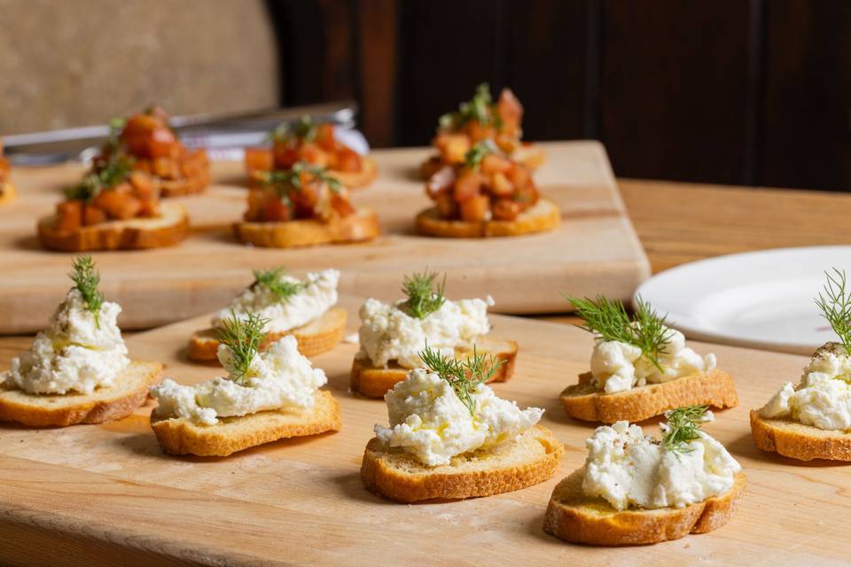 Crostini and Bruschetta