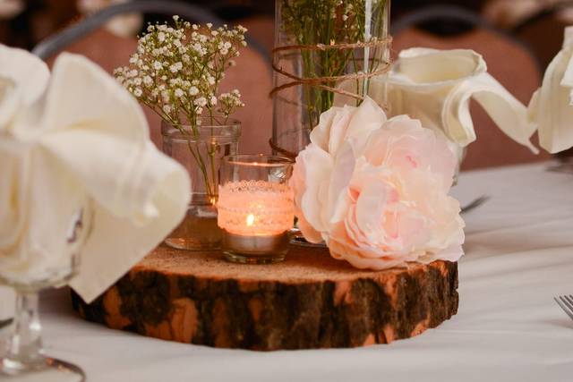 Babies breath centerpieces