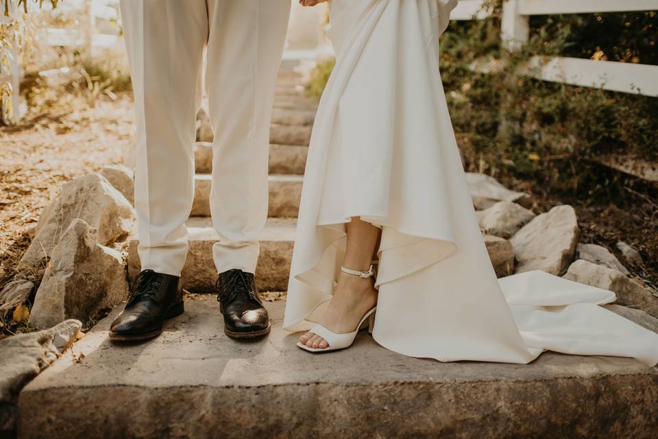 Bride and Groom Shoes