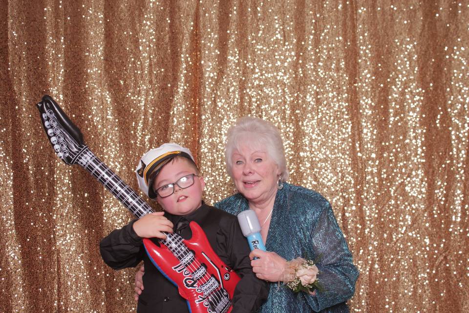 Rocking with grand ma!