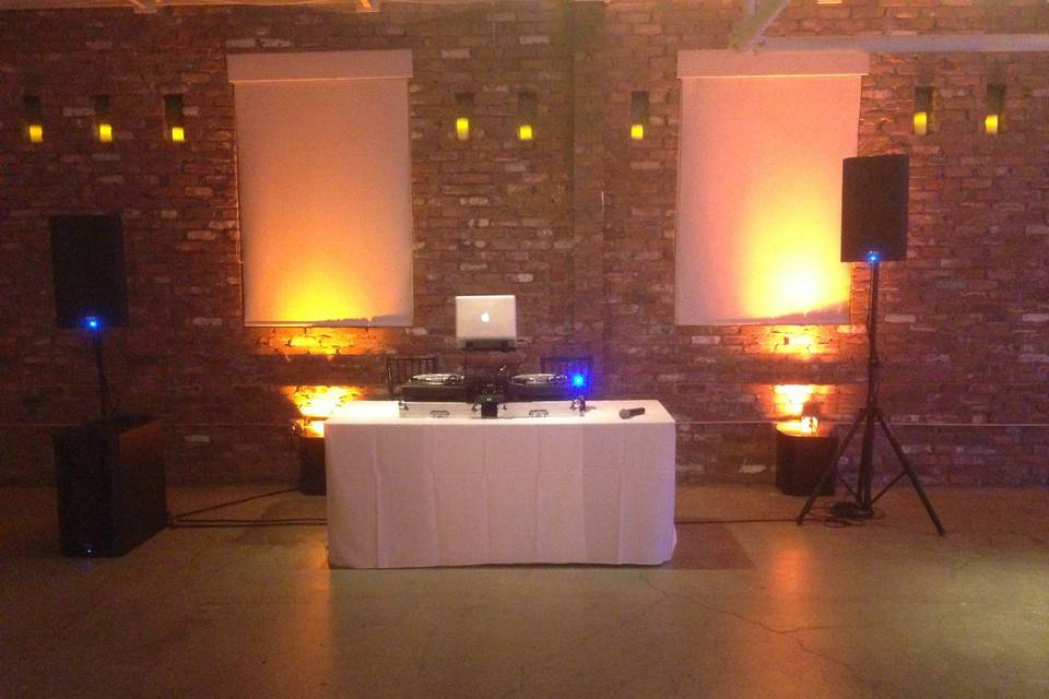 DJ setup