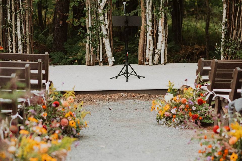 Colorful, Fall Ceremony