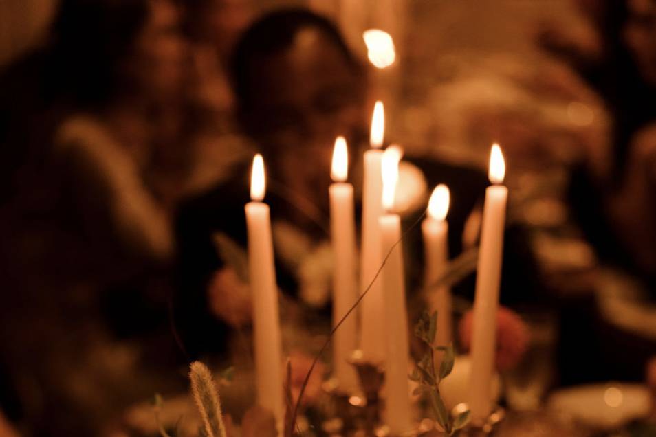 Candlelit Fall Table