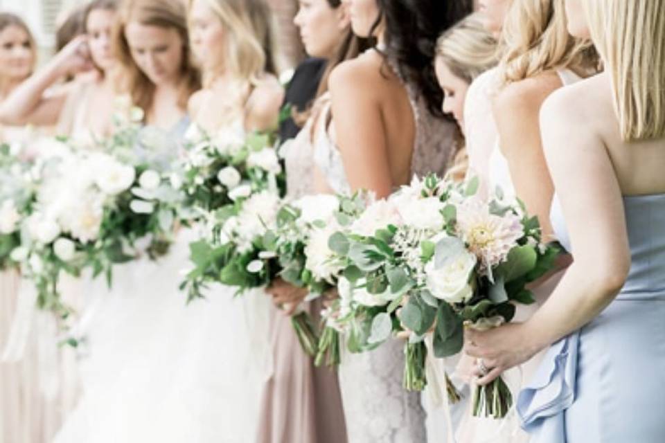 White wedding flowers