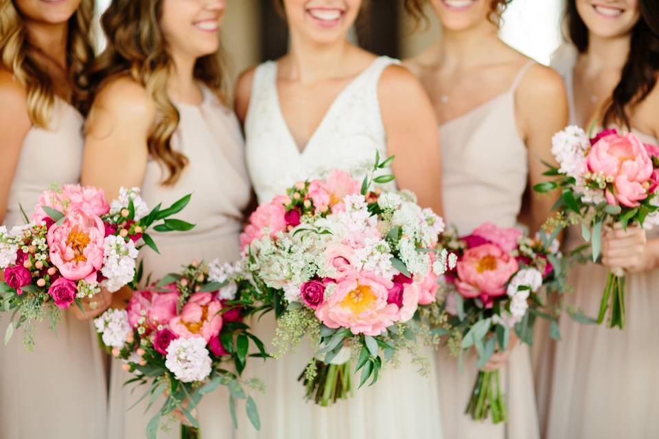 Spring wedding bouquet