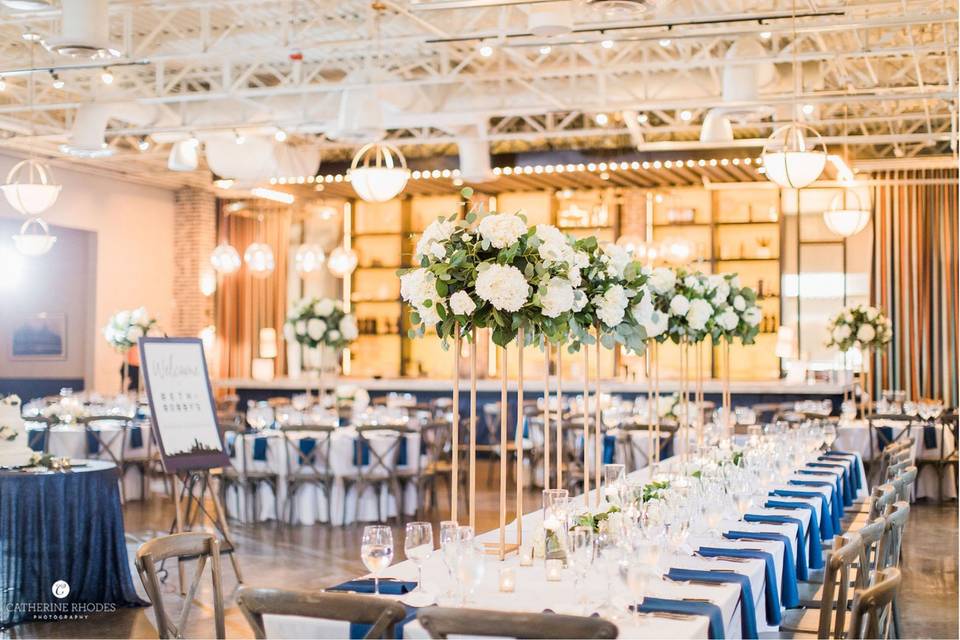 Head table setup