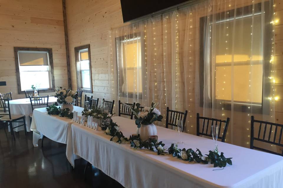 Bridal table