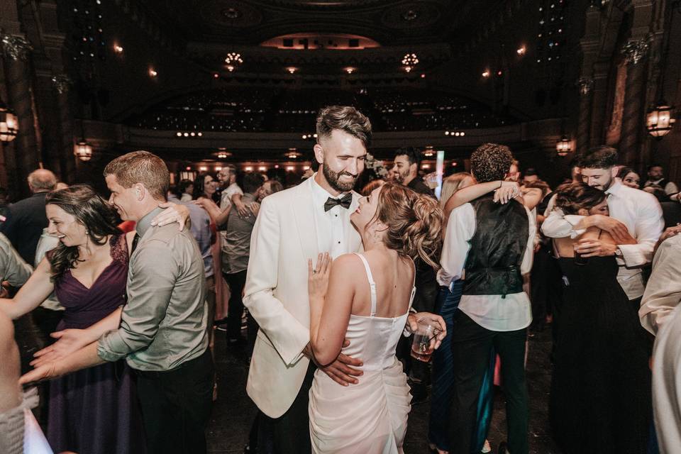 Reception on stage