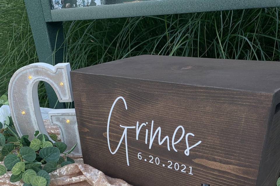 Groimes Wedding Card Box