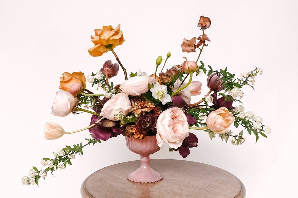 Compote Bowl Arrangement
