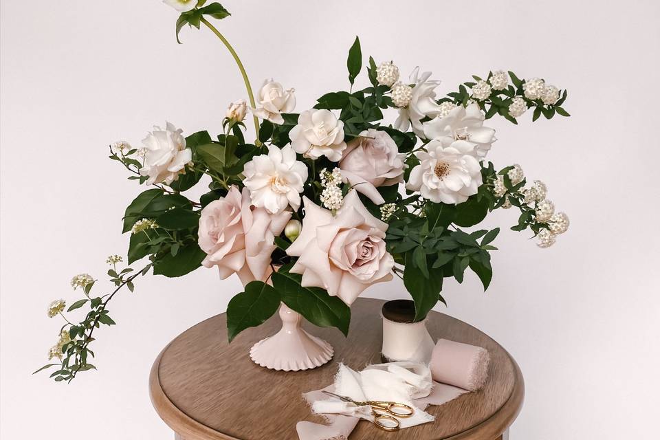Compote Bowl Arrangement