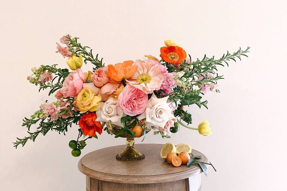 Compote Bowl Arrangement
