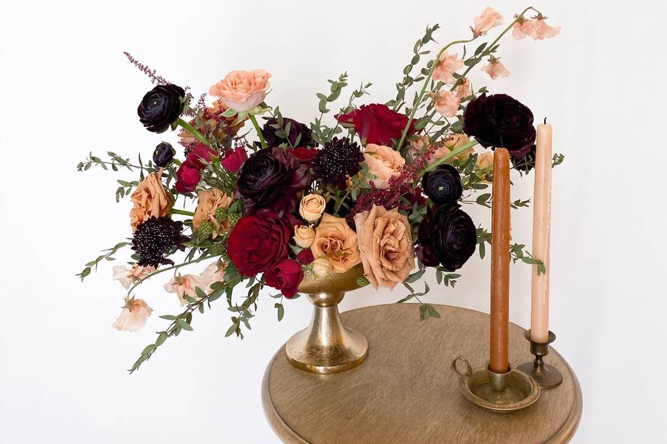 Compote Bowl Arrangement