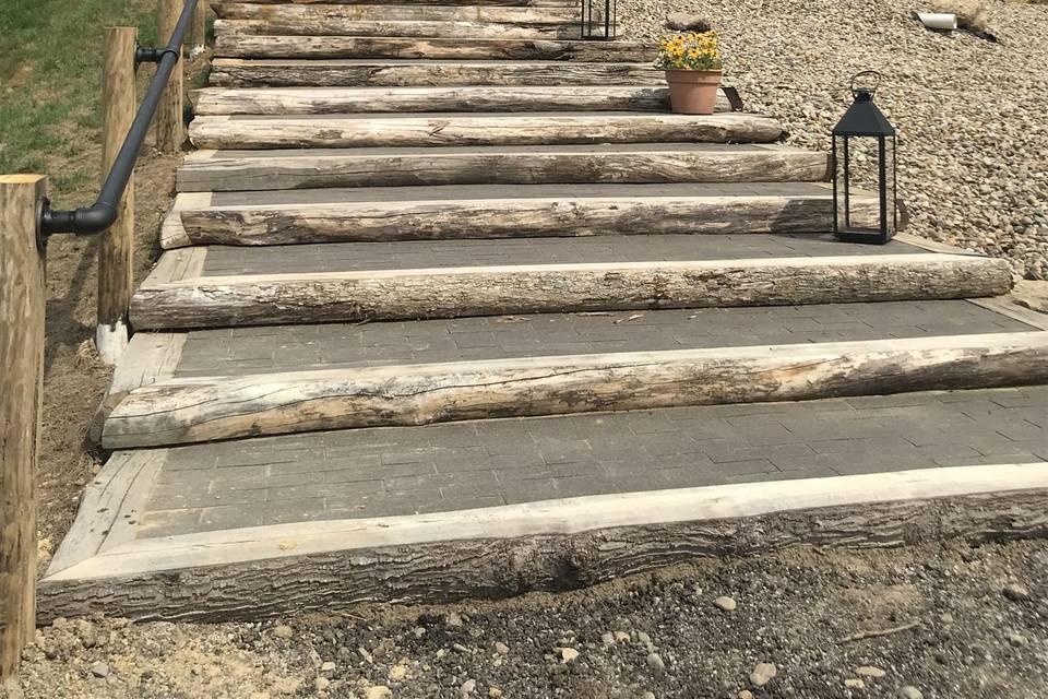 Stairs to the venue