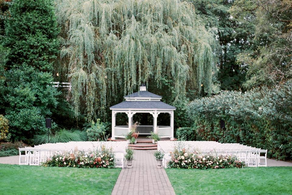 Abigail's Garden ceremony setup