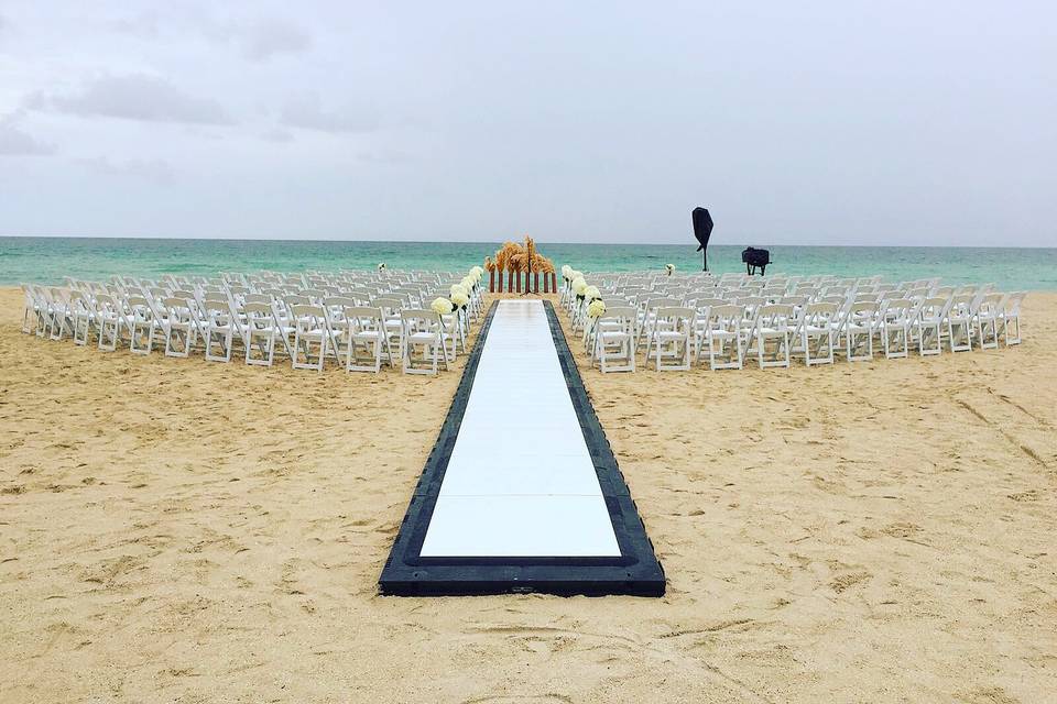 Beach wedding