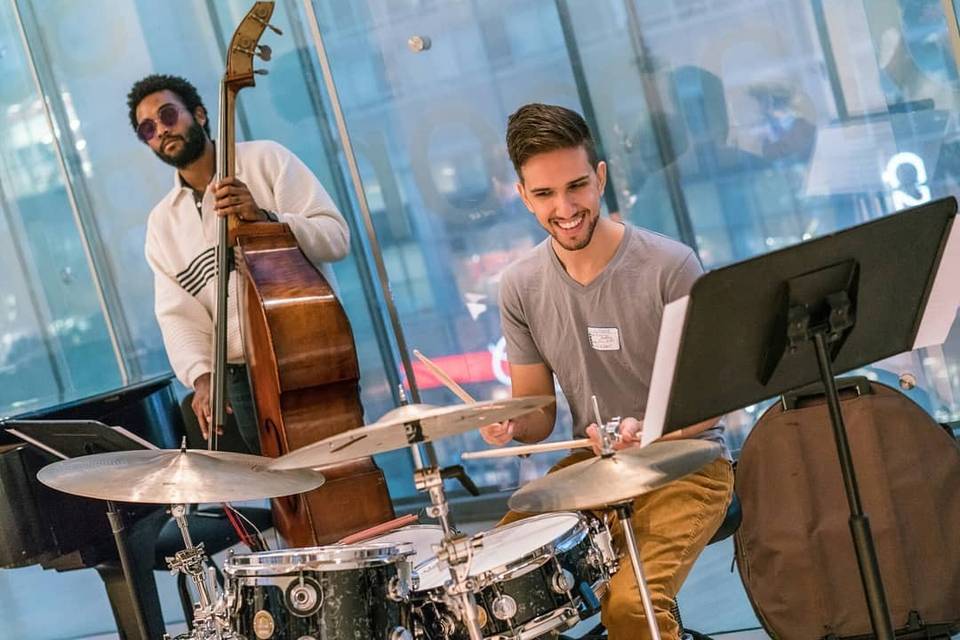 JazzCats rehearsing