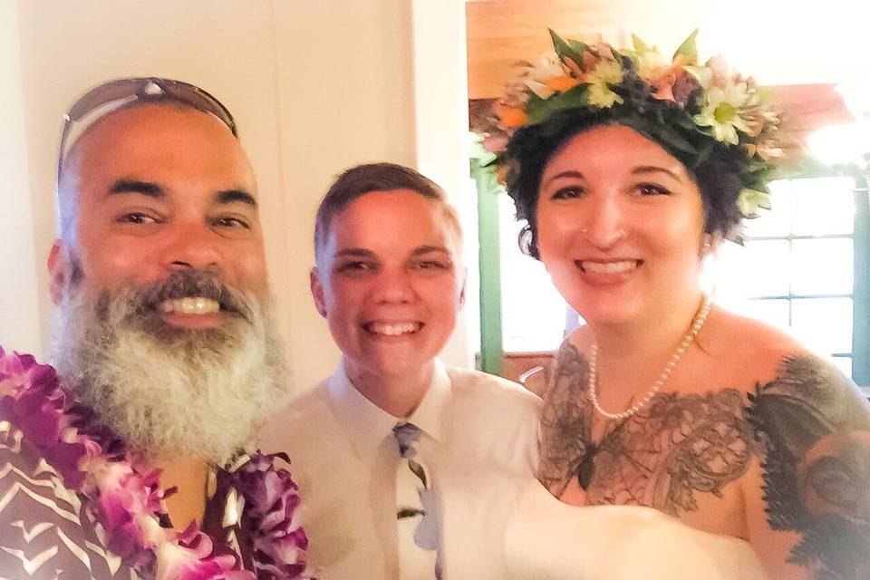 Photo with the newlyweds