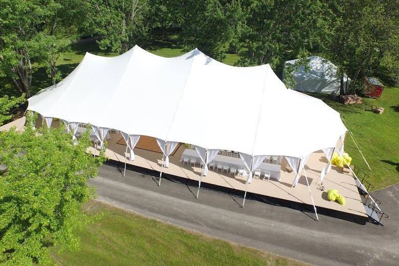 Circus designed tent