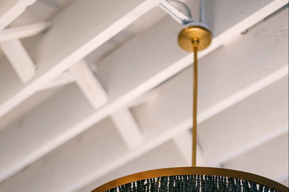 Chandeliers in Reception Space