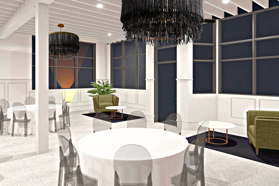 Floor to ceiling windows