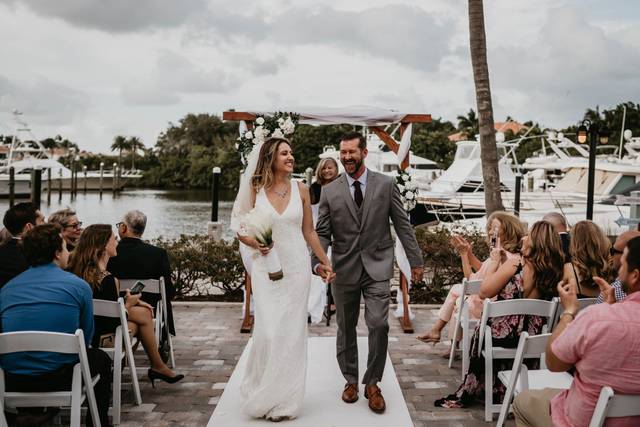 The happy newlyweds