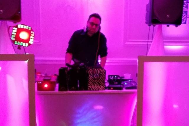 DJ on the mix
