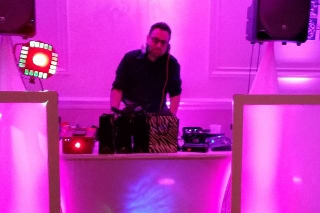 DJ on the mix