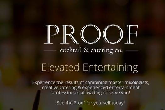 PROOF cocktail and catering Company