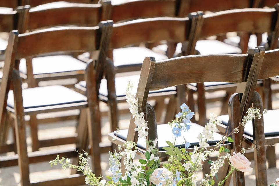 Ceremony Entry Florals