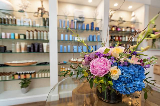 We use Phytomer and Aveda