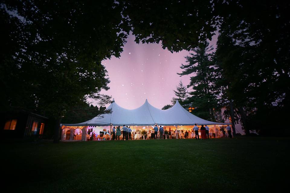 Wedding Tent on South Lawn