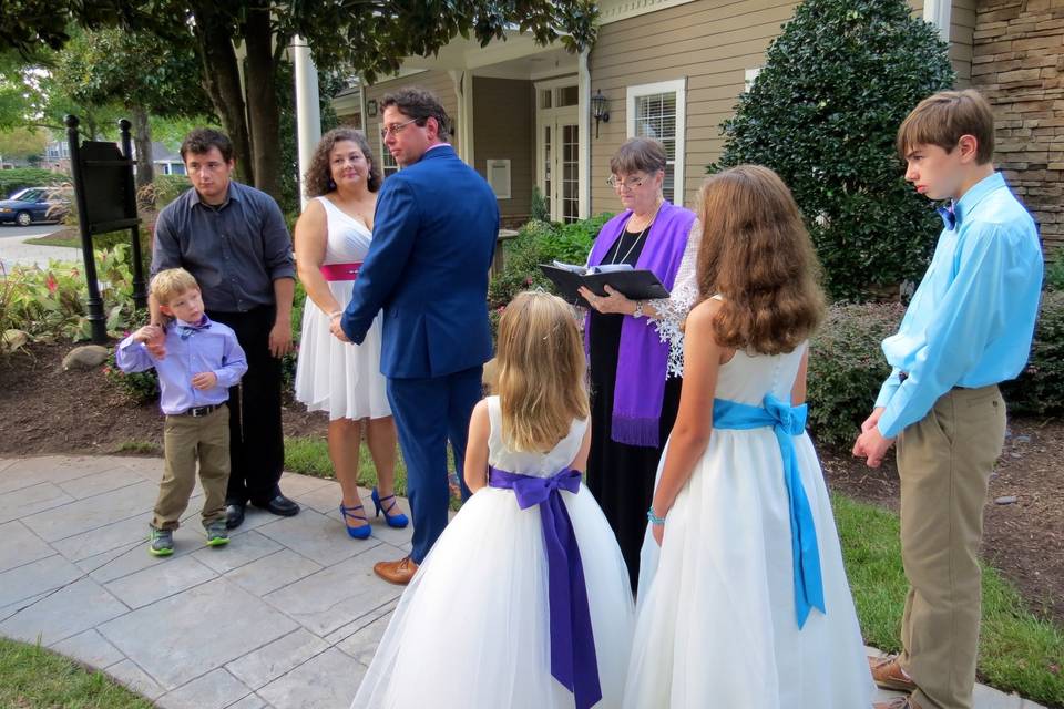 Children as the wedding party