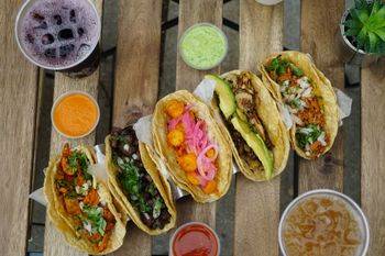 Tacos on table