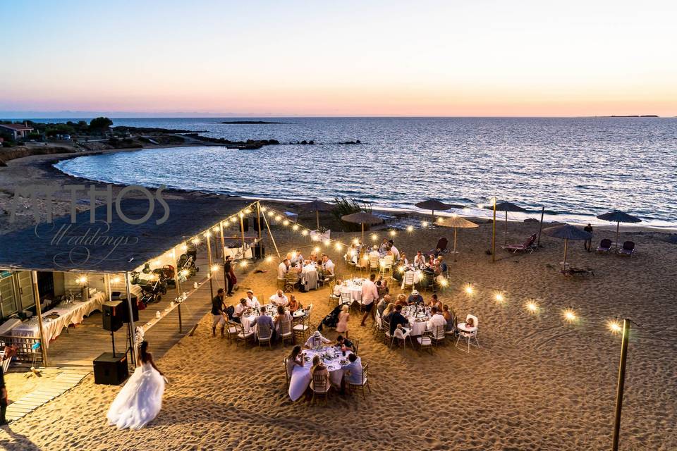 Beach reception