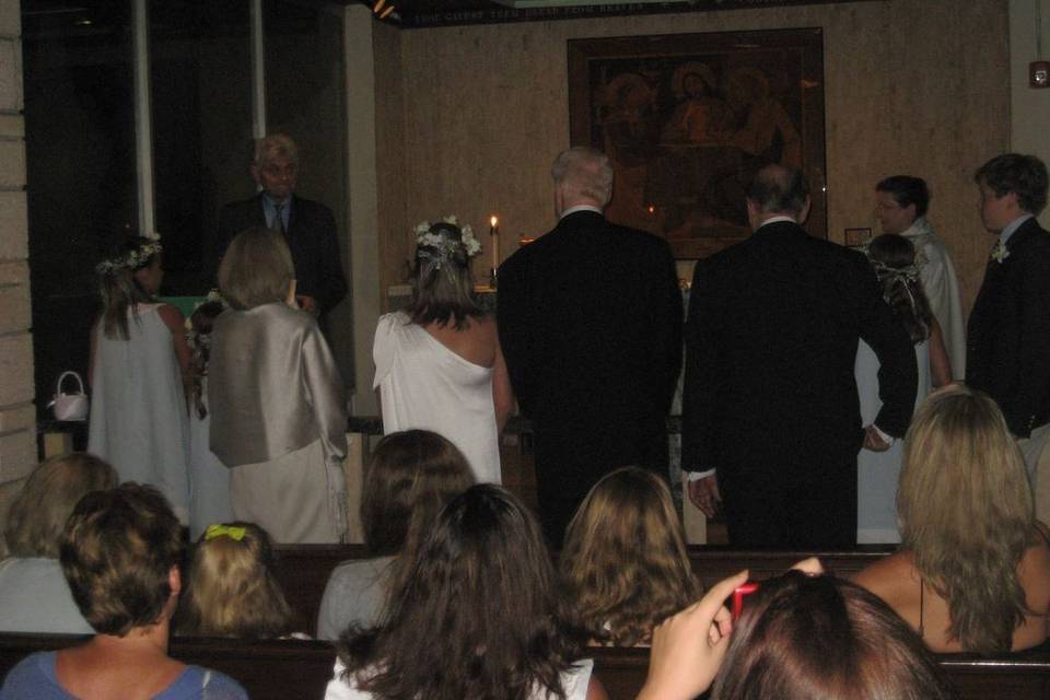 A wedding in our Chapel