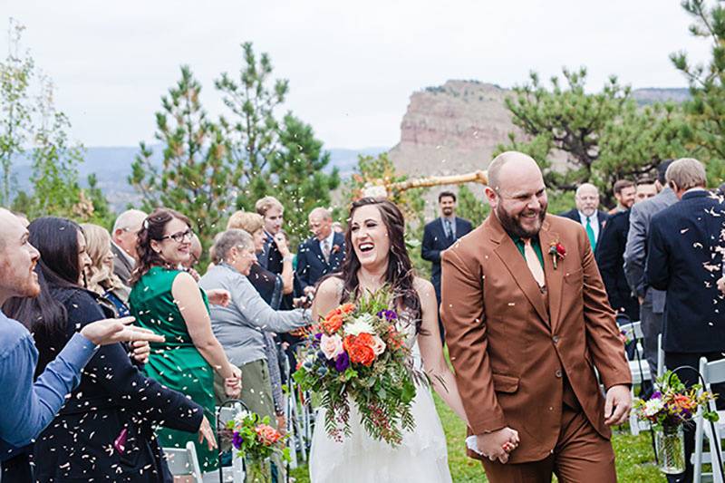 Bride and groom