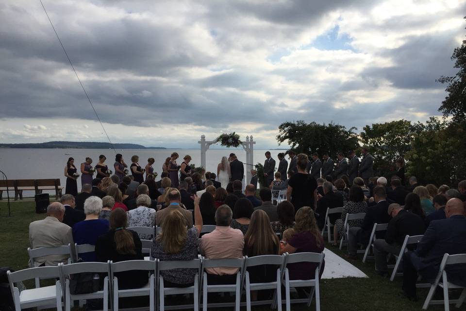 Waterfront ceremony