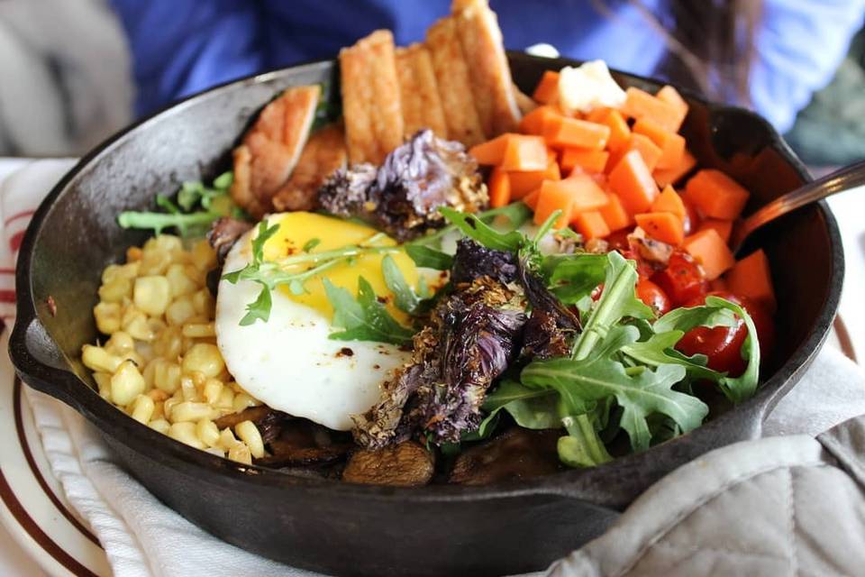 Vegan brunch skillet